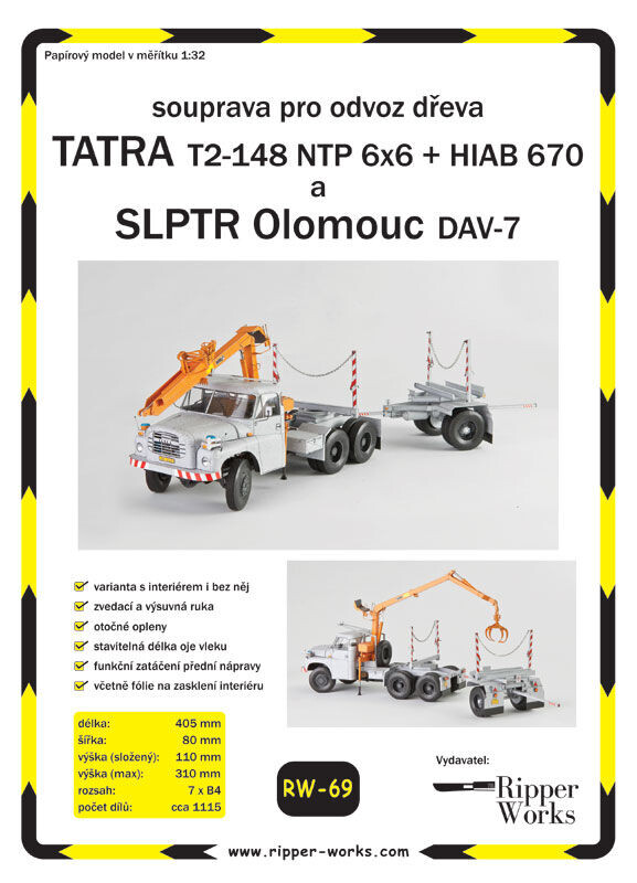 RW 69 Tatra T2-148 NTP+HIAB670+DAV-7